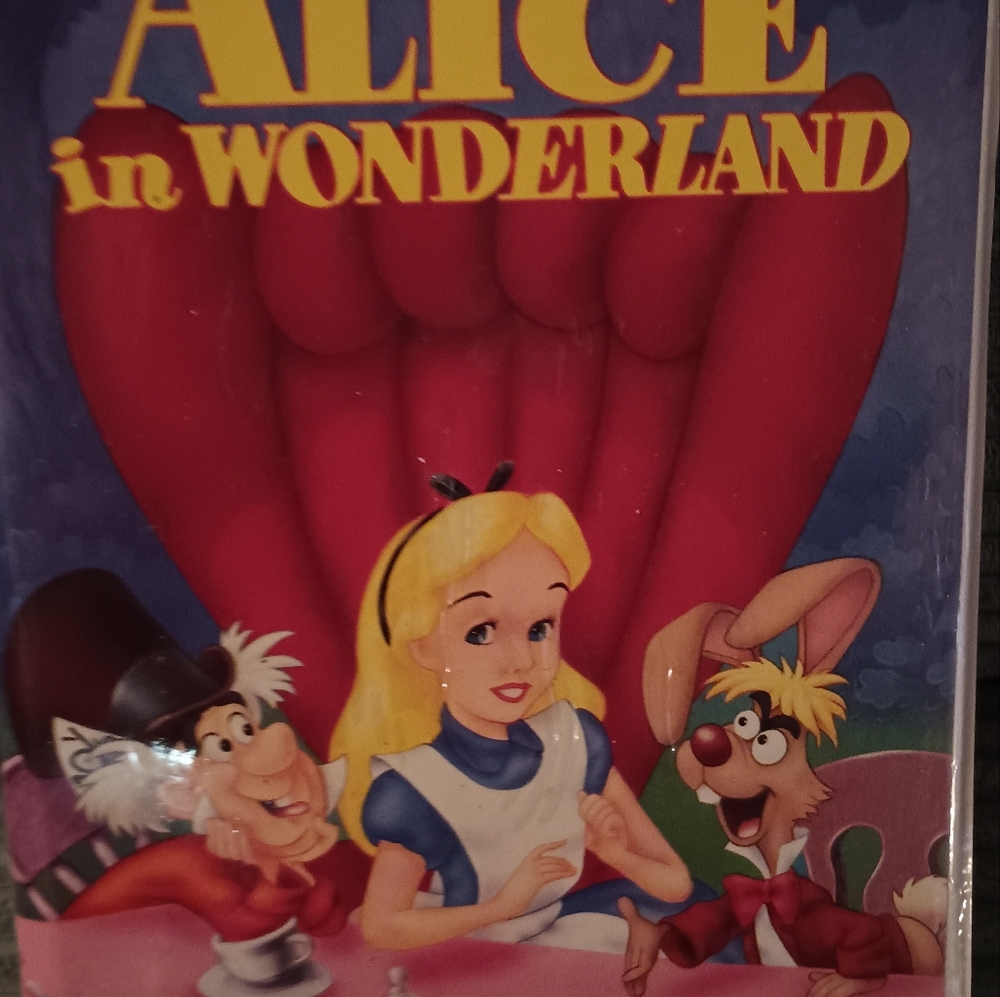 Original unopened Alice and Wonderland Disney VHS movie